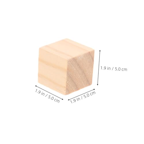 SHINEOFI 20 Stück Teiliges Naturbelassene Holz Würfel Quadratisch zum Basteln Gravieren Malen Robuste DIY Holzklötze für Kreative Projekte Montessori Lernspielzeug Holzpuzzle Cubes SHINEOFI 20 Stück Teiliges Naturbelassene Holz Würfel Quadratisch zum Basteln Gravieren Malen Robuste DIY Holzklötze für Kreative Projekte Montessori Lernspielzeug Holzpuzzle Cubes von SHINEOFI