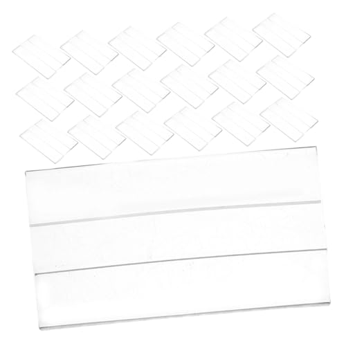 SHINEOFI 20 Stück Teiliges Transparenter Flacher Acryl Preisschildhalter Wandmontierter Etikettenhalter für Einzelhandel Supermarkt Regalspreizer zur Klaren Preispräsentation und Einfacher SHINEOFI 20 Stück Teiliges Transparenter Flacher Acryl Preisschildhalter Wandmontierter Etikettenhalter für Einzelhandel Supermarkt Regalspreizer zur Klaren Preispräsentation und Einfacher von SHINEOFI