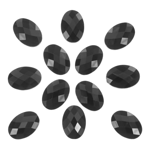 SHINEOFI 20 Stück Zubehör Bohren Kunstzubehör Aus Strass Schuhanhänger Selber Machen Basteln Sie Strass-anhänger Strasssteine ​​für Handwerk Acryl -strasssteine Schwarz Acryl von SHINEOFI