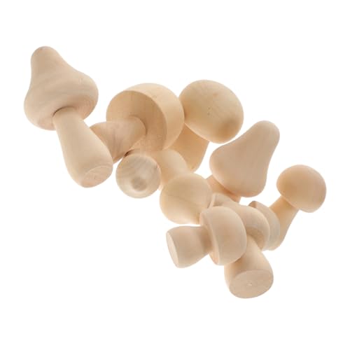SHINEOFI 20 Stück holziger Pilz Miniaturen Pilz-Kit Pilze klein winzig malen Miniaturdekoration Pilz-Party-Dekorationen Pilz Weihnachtsschmuck Miniaturfiguren Pilzstatue Miniaturpilz Beige SHINEOFI 20 Stück holziger Pilz Miniaturen Pilz-Kit Pilze klein winzig malen Miniaturdekoration Pilz-Party-Dekorationen Pilz Weihnachtsschmuck Miniaturfiguren Pilzstatue Miniaturpilz Beige von SHINEOFI