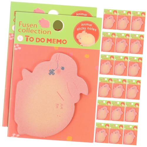 SHINEOFI 20 Stück tierische Haftnotizen büroradio offic Schreibwaren Haftnotizen für den Kühlschrank schooter Scrapbooking schnell Memo -Pads Memo-Aufkleber für den Haushalt Papierkarte von SHINEOFI