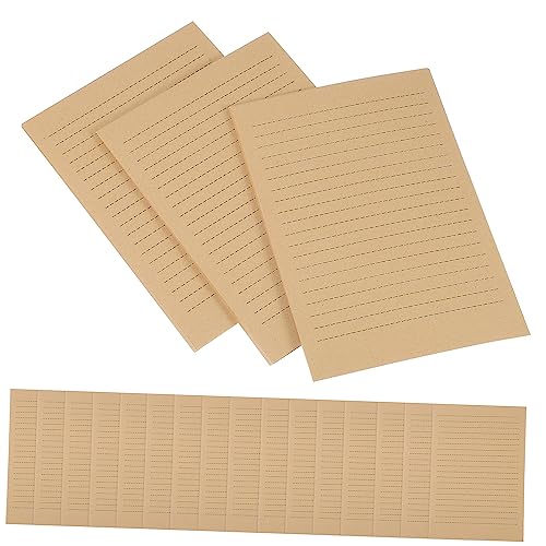 SHINEOFI 200 Blatt Schreibpapier für Einladungen paketpapier packpapier Geschenkpapier Briefpapier Samenumschläge aus kleinem braunem Papier leer briefumschläge Grußkarten Brief aus Papier von SHINEOFI