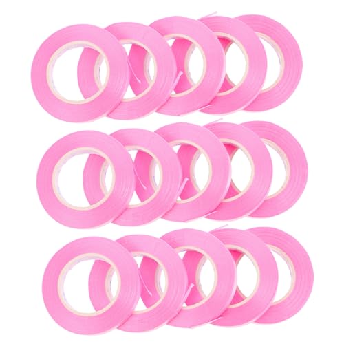 SHINEOFI 200 Rollen Party-Dekorationsband Hochzeidenschleifleband dekoratives Ballonband Geschenkband zum Verpacken von Geschenken dekoratives Wickelband breites Ballonband Plastik Rosa von SHINEOFI