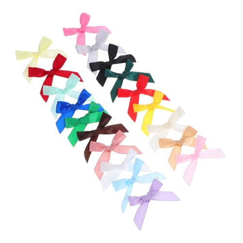 SHINEOFI 200 Stück Bandschleife Kleine Haarschleifen Vorgebundene Schleife Bogen Machen Band Schleifen Zum Binden Ribbon -bow -handwerkszauber Schleifenverzierungen Zierschleifen Polyester von SHINEOFI