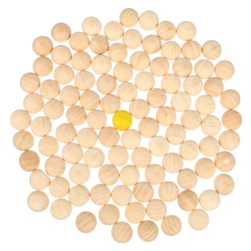 SHINEOFI 200 Stück Halbe Holzperlen Bastelperlen Diy Zubehör für Schmuckherstellung für Fotorequisiten und Dekoration SHINEOFI 200 Stück Halbe Holzperlen Bastelperlen Diy Zubehör für Schmuckherstellung für Fotorequisiten und Dekoration von SHINEOFI