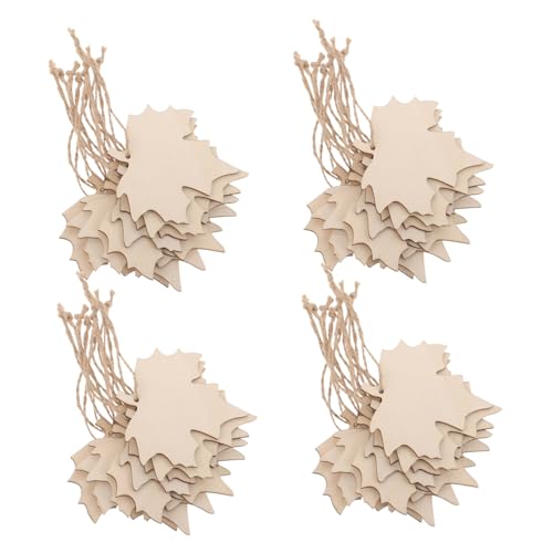 SHINEOFI 200 Stück Holz Ahornblatt Anhänger Unfertige Herbst-Dekorationen Robuste Natürliche Holzstücke Für DIY Projekte Thanksgiving Party Wanddeko SHINEOFI 200 Stück Holz Ahornblatt Anhänger Unfertige Herbst-Dekorationen Robuste Natürliche Holzstücke Für DIY Projekte Thanksgiving Party Wanddeko von SHINEOFI