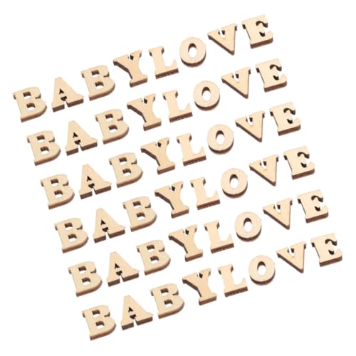 SHINEOFI 200 Stück Holzbuchstaben zum Basteln Gemischte Englische Buchstaben für DIY Deko Kreative Holzornamente für Scrapbooking Collagen Handarbeit Kindererziehung Vielseitig Einsetzbar von SHINEOFI