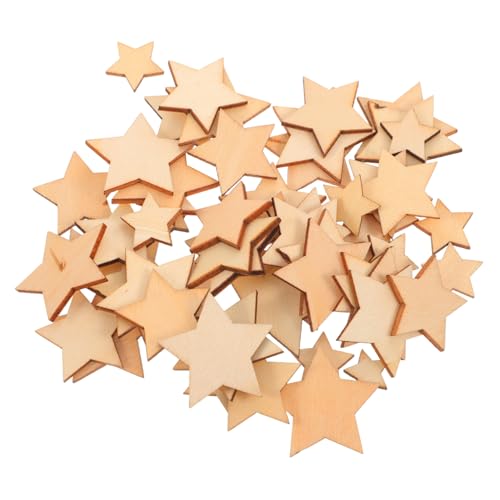 SHINEOFI 200 Stück Holzsterne DIY Scheiben Unvollendete Holzfiguren für Kreative Bastelprojekte für Hochzeiten und Festlichkeiten SHINEOFI 200 Stück Holzsterne DIY Scheiben Unvollendete Holzfiguren für Kreative Bastelprojekte für Hochzeiten und Festlichkeiten von SHINEOFI