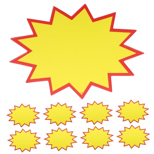 SHINEOFI 200 Stück Leere Preisschilder für Einzelhandel Handbeschreibbare Preisschilder für Supermärkte für Verkaufsanzeigen und Preisauszeichnungen von SHINEOFI