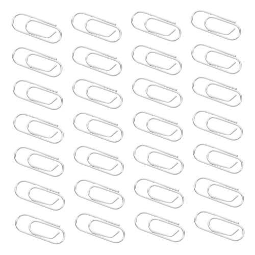 SHINEOFI 200 Stück Metall Mini Büroklammern Kleine Paperclips Metallclips für Dokumentenorganisation Büro Schule Zuhause Praktische Heftklammern von SHINEOFI