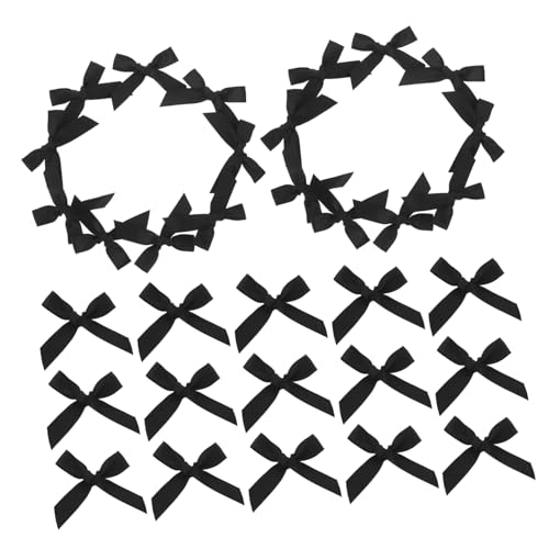 SHINEOFI 200 Stück Mini Schwarze Satinschleifen für Diy Bastelprojekte Kuchen Dekorationen Hochzeiten und Satin Schleifen für Kreative SHINEOFI 200 Stück Mini Schwarze Satinschleifen für Diy Bastelprojekte Kuchen Dekorationen Hochzeiten und Satin Schleifen für Kreative von SHINEOFI