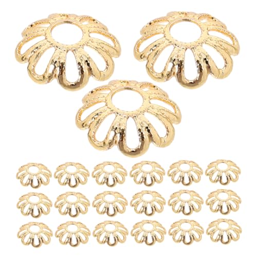 SHINEOFI 200 Stück Perlenkappen Blumenform Kupfer Bead Caps für Schmuckherstellung Filigrane Spacer Endkappen für Armbänder Halsketten Ohrringe DIY Schmuckzubehör SHINEOFI 200 Stück Perlenkappen Blumenform Kupfer Bead Caps für Schmuckherstellung Filigrane Spacer Endkappen für Armbänder Halsketten Ohrringe DIY Schmuckzubehör von SHINEOFI