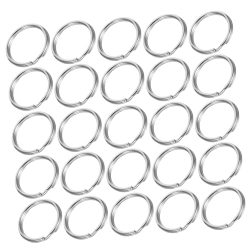 SHINEOFI 200 Stück Schlüsselringe Robuste und Langlebige Schlüsselanhänger für Diy Projekte Einfache Handhabung für Schlüsselorganisation und Bastelarbeiten von SHINEOFI