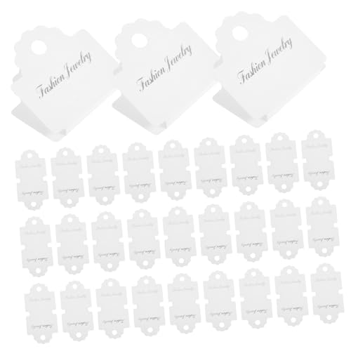 SHINEOFI 200 Stück Schmuck Verpackungskarten Weiß Klappkarten aus Dickem Papier Schmuckhalter für Armbänder Halsketten und Ohrringe DIY Beschriftung für Kleinen Schmuckverkauf SHINEOFI 200 Stück Schmuck Verpackungskarten Weiß Klappkarten aus Dickem Papier Schmuckhalter für Armbänder Halsketten und Ohrringe DIY Beschriftung für Kleinen Schmuckverkauf von SHINEOFI