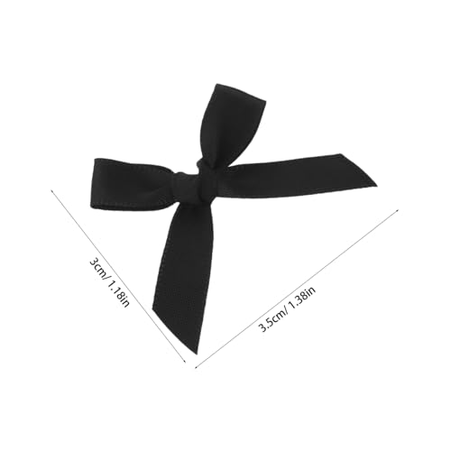 SHINEOFI 200 Stück Teiliges Mini Satinband Schleifen Kleine Schwarze Bastelschleifen für Diy Handwerk Vielseitig Einsetzbar als Cake Topper Hochzeit Geburtstag und Nähprojekte Dekorative SHINEOFI 200 Stück Teiliges Mini Satinband Schleifen Kleine Schwarze Bastelschleifen für Diy Handwerk Vielseitig Einsetzbar als Cake Topper Hochzeit Geburtstag und Nähprojekte Dekorative von SHINEOFI