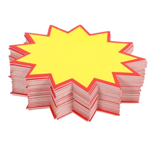 SHINEOFI 200 Stück Teiliges Preisschilder Papier Preisschild Etiketten für Kleidung Supermarkt Verkaufsförderung Sichtbare Preisetiketten für Einzelhandel und Laden von SHINEOFI