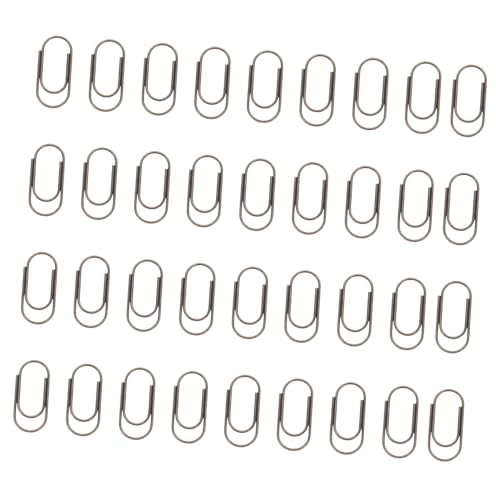 SHINEOFI 200 Stück Teiliges Retro Büroklammern Antike Metallclips Vintage Design Robuste Kompakte und Tragbare Papierklammern für Lehrer Schüler Büro und Kreative Bastelprojekte von SHINEOFI