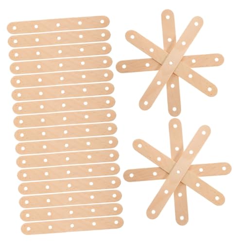 SHINEOFI 200 Stück Unbehandelte Eisstiele mit Löchern für Diy Kunstprojekte und Bastelbedarf Robust und Vielseitig SHINEOFI 200 Stück Unbehandelte Eisstiele mit Löchern für Diy Kunstprojekte und Bastelbedarf Robust und Vielseitig von SHINEOFI