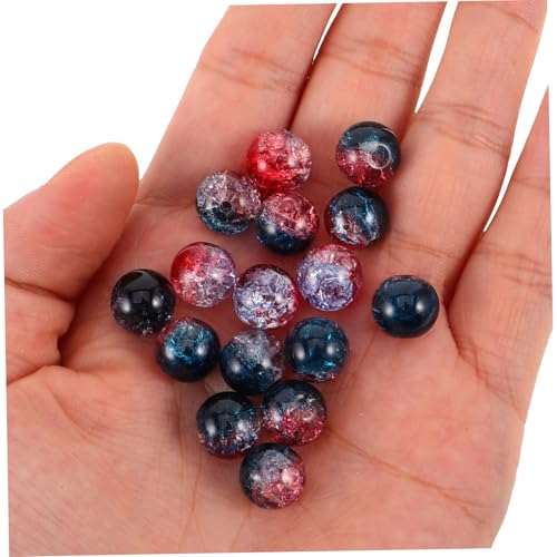SHINEOFI 200 Stück Zweifarbige Crackle Glasperlen Runde Lose Abstandshalter für Handgefertigten Schmuck Farbverlauf-design Eisriss-muster für Armbänder Halsketten Diy-bastelbedarf SHINEOFI 200 Stück Zweifarbige Crackle Glasperlen Runde Lose Abstandshalter für Handgefertigten Schmuck Farbverlauf-design Eisriss-muster für Armbänder Halsketten Diy-bastelbedarf von SHINEOFI