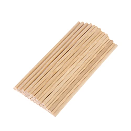 SHINEOFI 200 Stück runde Holzstangen bastelzeug für rundstab bastel material Holzstäbe Modellbau Runder Stab Jumbo-Sticks zylindrisch Bastelzubehör aus Holz Holzstäbchen Bambus SHINEOFI 200 Stück runde Holzstangen bastelzeug für rundstab bastel material Holzstäbe Modellbau Runder Stab Jumbo-Sticks zylindrisch Bastelzubehör aus Holz Holzstäbchen Bambus von SHINEOFI