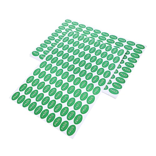 SHINEOFI 2000 Stück Ovale Grüne Qc Inspektionsaufkleber Speisekammeretiketten Pass Etiketten Aufkleber Transparente Thermoaufkleber Bestandene Aufkleber Test Beschichtetes Papier SHINEOFI 2000 Stück Ovale Grüne Qc Inspektionsaufkleber Speisekammeretiketten Pass Etiketten Aufkleber Transparente Thermoaufkleber Bestandene Aufkleber Test Beschichtetes Papier von SHINEOFI