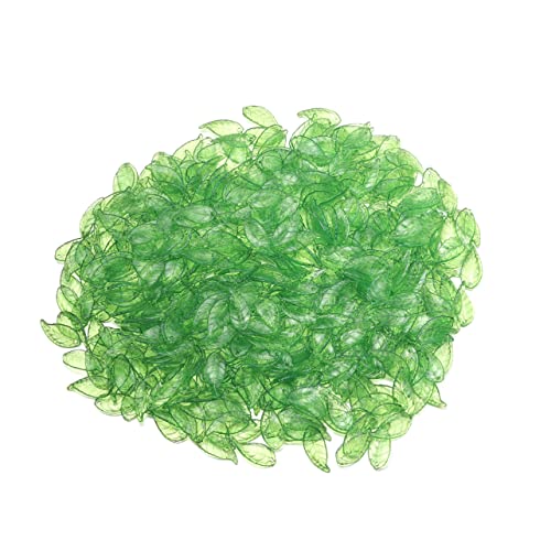 SHINEOFI 200G Transparentes Acryl Blattperlen DIY Schmuckzubehör für Armbänder und Blumenelemente für Kreative Bastelprojekte und von SHINEOFI