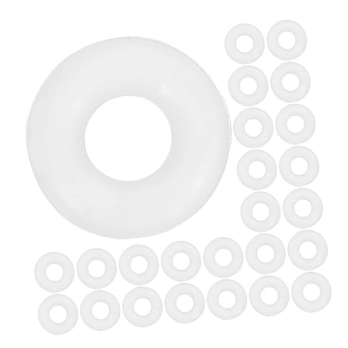 SHINEOFI 200Stücke Silikon Abstandshalterperlen für Schmuckherstellung Flexible und Robuste Spacer für Armbänder und DIY Projekte Zuverlässige Ringstopper von SHINEOFI
