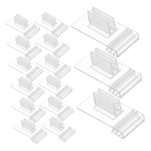 SHINEOFI 20Stücke Klare Display Clips für Supermärkte Einkaufszentren und Einzelhandel Vielseitige Preisschild Halter für Effiziente Preisgestaltung SHINEOFI 20Stücke Klare Display Clips für Supermärkte Einkaufszentren und Einzelhandel Vielseitige Preisschild Halter für Effiziente Preisgestaltung von SHINEOFI