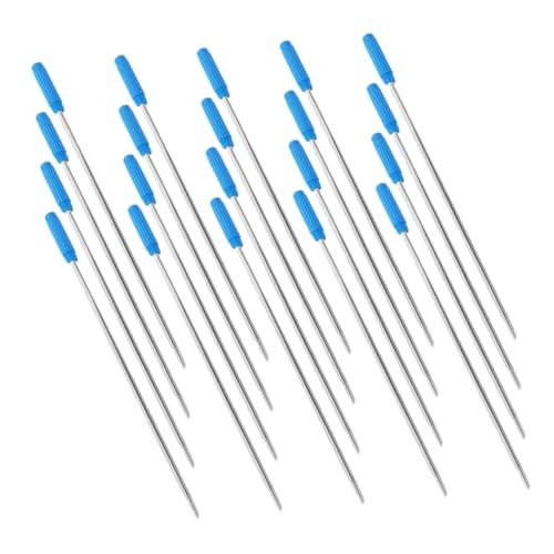 SHINEOFI 20Stücke Teiliges Kugelschreiber Nachfüllungen für Cross Blaue Standard Minenaustausch Geeignet für Papiere von SHINEOFI