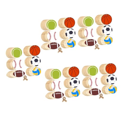 SHINEOFI 210 Sätze Sportparty-Set Ball Sportthema thematisiert geformtes Aufhängen inneneinrichtung bastelzeug holzspan bescherung handwerksdekorationen aus holz Holzscheiben selber machen SHINEOFI 210 Sätze Sportparty-Set Ball Sportthema thematisiert geformtes Aufhängen inneneinrichtung bastelzeug holzspan bescherung handwerksdekorationen aus holz Holzscheiben selber machen von SHINEOFI
