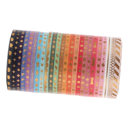 SHINEOFI 24 Rollen Deko Klebeband Für Die Tasche Dünnes Washi Tape Washi Tape Washi Tape In Großen Mengen Washi Tape Für Journaling Süßes Washi Tape Washi Tape Aufkleber Bastelband von SHINEOFI