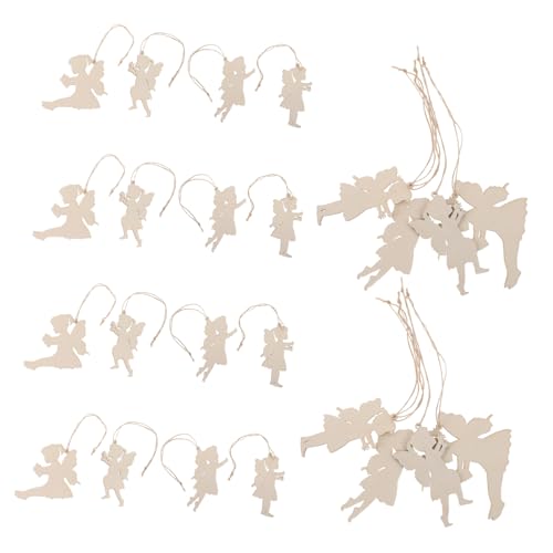 SHINEOFI 24 Sätze Teiliges Holz Elfen Ausschnitte Unbemalt Diy Bastelset für Leinenschnüren Vielseitige Holzverzierungen zum Bemalen Dekorative Holzfiguren für und Festtagsdeko SHINEOFI 24 Sätze Teiliges Holz Elfen Ausschnitte Unbemalt Diy Bastelset für Leinenschnüren Vielseitige Holzverzierungen zum Bemalen Dekorative Holzfiguren für und Festtagsdeko von SHINEOFI