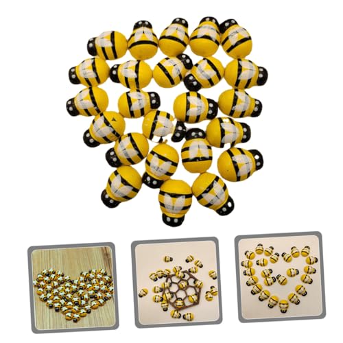 SHINEOFI 24 Stück Teiliges Kleine Holz bienen Dekorationen Handbemalt Langlebig und Verblassungsfrei für Tablettdeko DIY Kreativität und Farmhaus Wohnaccessoires SHINEOFI 24 Stück Teiliges Kleine Holz bienen Dekorationen Handbemalt Langlebig und Verblassungsfrei für Tablettdeko DIY Kreativität und Farmhaus Wohnaccessoires von SHINEOFI