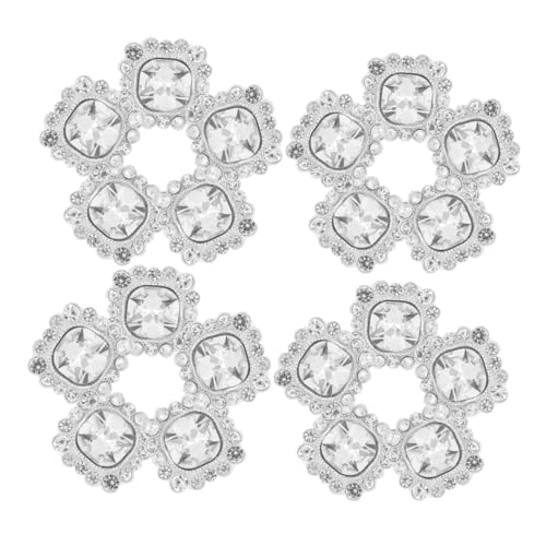 SHINEOFI 24 Stück Teiliges Kleine Silberne Strassknöpfe mit Stiel Funkelnde Kristallverzierung für Damenkleidung Vielseitig Einsetzbar zum Nähen von Diy Basteleien Brautmode Taschen und SHINEOFI 24 Stück Teiliges Kleine Silberne Strassknöpfe mit Stiel Funkelnde Kristallverzierung für Damenkleidung Vielseitig Einsetzbar zum Nähen von Diy Basteleien Brautmode Taschen und von SHINEOFI
