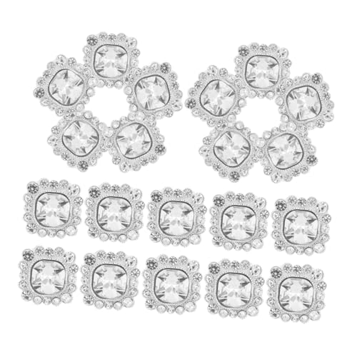 SHINEOFI 24 Stück Teiliges Kleine Silberne Strassknöpfe mit Stiel Präzise Geschliffen zum Nähen und Verzieren von Kleidung Taschen Hochzeitskleidern und Diy Bastelprojekten SHINEOFI 24 Stück Teiliges Kleine Silberne Strassknöpfe mit Stiel Präzise Geschliffen zum Nähen und Verzieren von Kleidung Taschen Hochzeitskleidern und Diy Bastelprojekten von SHINEOFI