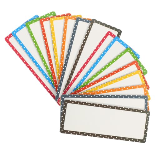 SHINEOFI 24 Stück Teiliges Magnetisches Wiederverwendbares Trocken Abwischbares Namensschild Rechteckige Wasserfeste Etiketten für Whiteboards Kühlschränke und Spinde Beschreibbare SHINEOFI 24 Stück Teiliges Magnetisches Wiederverwendbares Trocken Abwischbares Namensschild Rechteckige Wasserfeste Etiketten für Whiteboards Kühlschränke und Spinde Beschreibbare von SHINEOFI