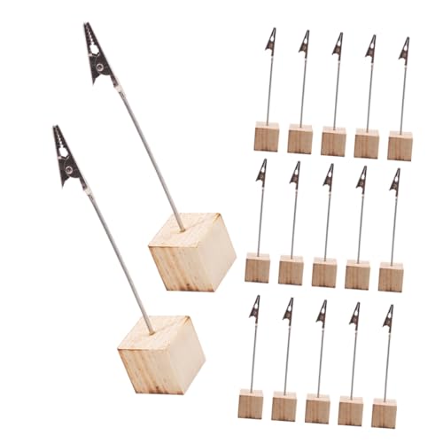 SHINEOFI 24 Stück Teiliges Memo Clip mit Würfelbasis Alligatorclip Notizhalter für Schreibtisch Vintage Holz Würfel form Eleganter Retro Zettelhalter für Büro und Zuhause SHINEOFI 24 Stück Teiliges Memo Clip mit Würfelbasis Alligatorclip Notizhalter für Schreibtisch Vintage Holz Würfel form Eleganter Retro Zettelhalter für Büro und Zuhause von SHINEOFI