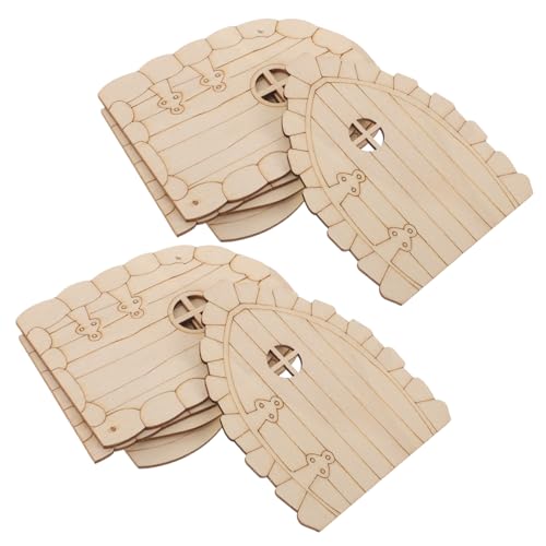 SHINEOFI 24 Stück Teiliges Miniatur Holz Elfen Türen Unbemalt Langlebig Natürliche Maserung Kreative Diy Garten Dekoration Puppenhaus Zubehör Fantasievolles Design SHINEOFI 24 Stück Teiliges Miniatur Holz Elfen Türen Unbemalt Langlebig Natürliche Maserung Kreative Diy Garten Dekoration Puppenhaus Zubehör Fantasievolles Design von SHINEOFI
