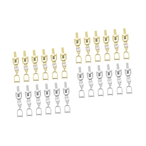 SHINEOFI 24 Stück Teiliges Schmuckverlängerungsset Langlebiger Legierung Verlängerung für Halsketten und Armbänder Kleine Verschlüsse Weiß und Gold Korrosionsbeständig Einfach zu SHINEOFI 24 Stück Teiliges Schmuckverlängerungsset Langlebiger Legierung Verlängerung für Halsketten und Armbänder Kleine Verschlüsse Weiß und Gold Korrosionsbeständig Einfach zu von SHINEOFI