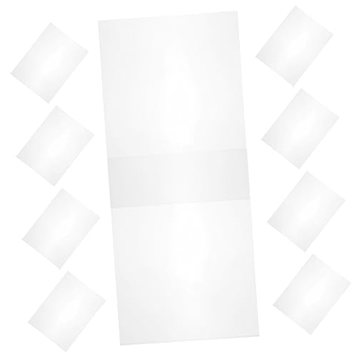 SHINEOFI 24 Stück transparenter Ordner A4 transparente Dokumentenmappen Papier Datei-Organizer erweitern multi büroorganisation büroartikel Aktenhalter für den Bürogebrauch Dokumentenschutz von SHINEOFI