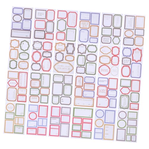 SHINEOFI 24 Süße Notizblöcke Mit Einzigartigem Rand, Selbstklebende Notizen, Selbstklebende Tabs Für Journaling, Scrapbooking Und Heimwerkerarbeiten, Künstlerische Schreibwaren SHINEOFI 24 Süße Notizblöcke Mit Einzigartigem Rand, Selbstklebende Notizen, Selbstklebende Tabs Für Journaling, Scrapbooking Und Heimwerkerarbeiten, Künstlerische Schreibwaren von SHINEOFI