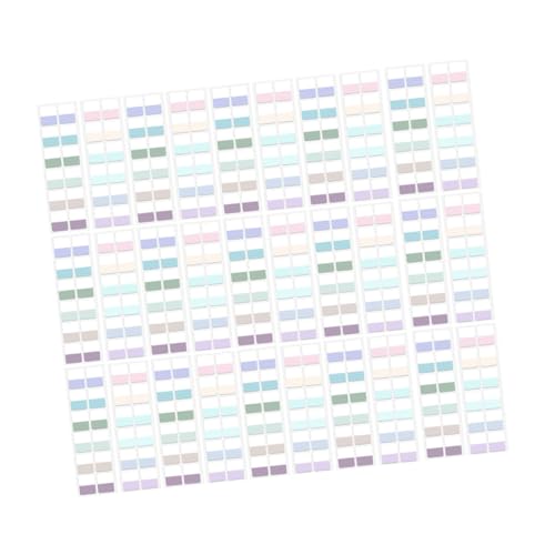 SHINEOFI 240 Stück Selbstklebende Lesezeichen für Bücher Planer und Dokumente Bunte Haftnotizen zur Effektiven Klassifizierung und Organisation von SHINEOFI