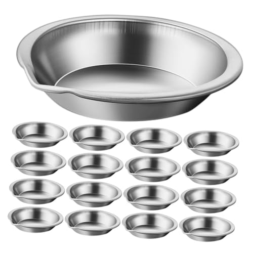 SHINEOFI 25 Stück Teiliges Mischpalette mit Ausguss Runde Farbschalen für Airbrush und Modellfarben Tragbar Glatte Oberfläche für Präzises Mischen und Einfache von SHINEOFI