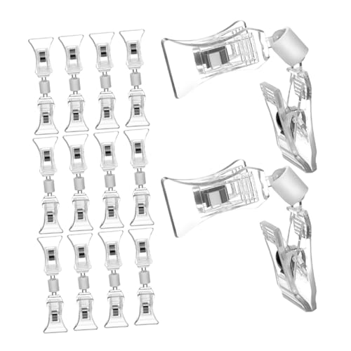 SHINEOFI 25 Stück Transparenter Clip Plastikwaren Clips Einzelhandelsdisplips Clips Warenpräsentationsclips Hängender Nachrichtenclip Kleiderständer-schild-clip Schildhalterklemme Abs SHINEOFI 25 Stück Transparenter Clip Plastikwaren Clips Einzelhandelsdisplips Clips Warenpräsentationsclips Hängender Nachrichtenclip Kleiderständer-schild-clip Schildhalterklemme Abs von SHINEOFI