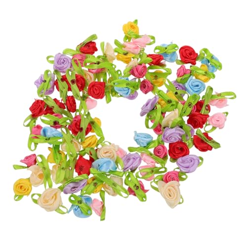 SHINEOFI 250 Stück Mini-rosenblüten: Satinband-schleifen, Applikationen, Stoffblumenköpfe Mit Blättern, Diy-näh- Und Bastelzubehör, Hochzeitsdekoration, 12 X 1 Cm SHINEOFI 250 Stück Mini-rosenblüten: Satinband-schleifen, Applikationen, Stoffblumenköpfe Mit Blättern, Diy-näh- Und Bastelzubehör, Hochzeitsdekoration, 12 X 1 Cm von SHINEOFI