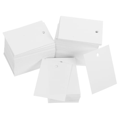 SHINEOFI 250 Stück Weiße Papier Hang Tags Langlebige Beschreibbare Verkaufsetiketten für Kleidung Schuhe Taschen Vielseitige Blanko Preisschilder zur Produktkennzeichnung SHINEOFI 250 Stück Weiße Papier Hang Tags Langlebige Beschreibbare Verkaufsetiketten für Kleidung Schuhe Taschen Vielseitige Blanko Preisschilder zur Produktkennzeichnung von SHINEOFI