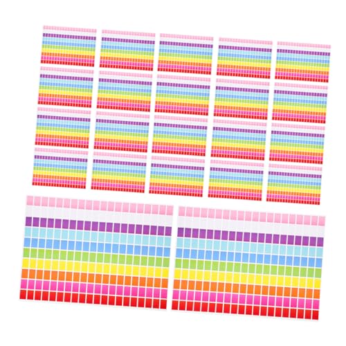 SHINEOFI 25Blatt Bögen Selbstklebende Farbige Rechteckige Etiketten Farben Fadebeständige Papieraufkleber für Büro Schule Organisation und Kreative Kennzeichnung SHINEOFI 25Blatt Bögen Selbstklebende Farbige Rechteckige Etiketten Farben Fadebeständige Papieraufkleber für Büro Schule Organisation und Kreative Kennzeichnung von SHINEOFI