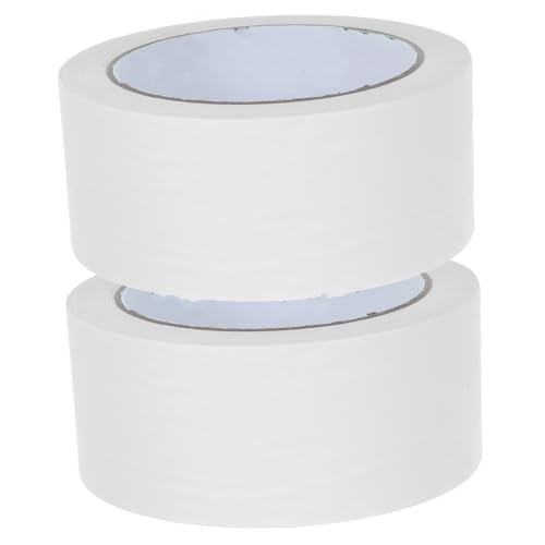SHINEOFI 2Rollen Schreibbares Kraftpapier Verpackungsband Selbstklebendes Vielseitig Einsetzbares Klebeband für Kartonverpackungen Bastelarbeiten und Haushaltsgebrauch von SHINEOFI