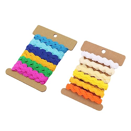 SHINEOFI 2St Wellenband Schleife seidenband weihnachtsdeko geschenksband toys قرآن Geschenkband Rick-Rack Spitze Bastelbänder Geschenkverpackungsband DIY-Bänder Seitenband SHINEOFI 2St Wellenband Schleife seidenband weihnachtsdeko geschenksband toys قرآن Geschenkband Rick-Rack Spitze Bastelbänder Geschenkverpackungsband DIY-Bänder Seitenband von SHINEOFI