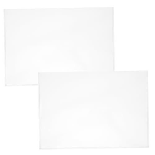SHINEOFI 2Stücke Acryl Aktenhalter Transparenter Doppellagiger Dokumentenhalter für Büro Eleganter Organizer für Präsentationen und Standarddokumente von SHINEOFI